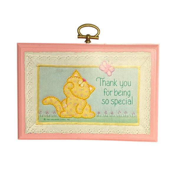 1980s Hallmark Inspirational Wall Plaques Set Of 2 With Gold Hangers - Picture 2 of 10